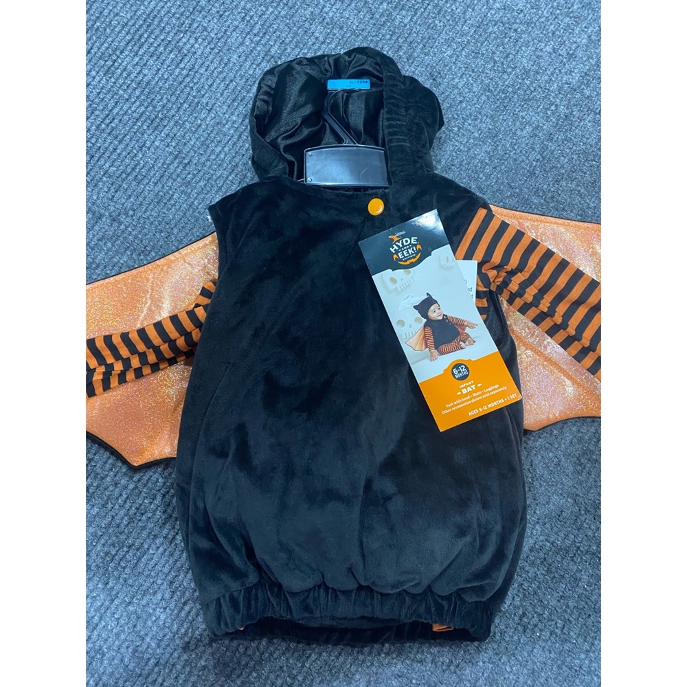Hyde and Eek bat costume 6-12 months NWT